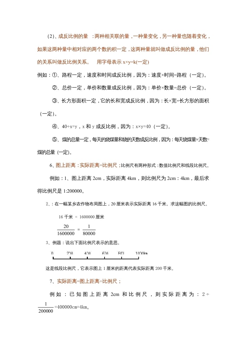 图片[2]-六年级数学上册第6单元归纳总结（人教版）-简单街-jiandanjie.com