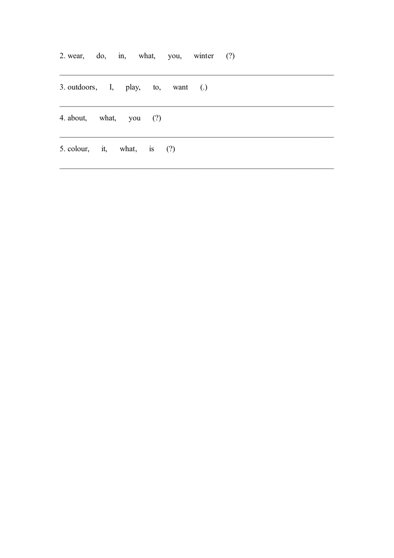 图片[2]-三年级英语上册Unit5_Lesson2课时训练（人教版一起点）-简单街-jiandanjie.com