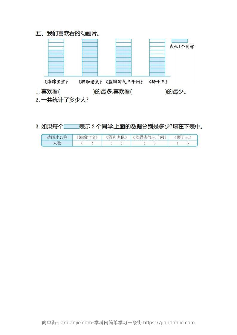 图片[3]-二（下）人教版数学第一单元检测卷.2-简单街-jiandanjie.com