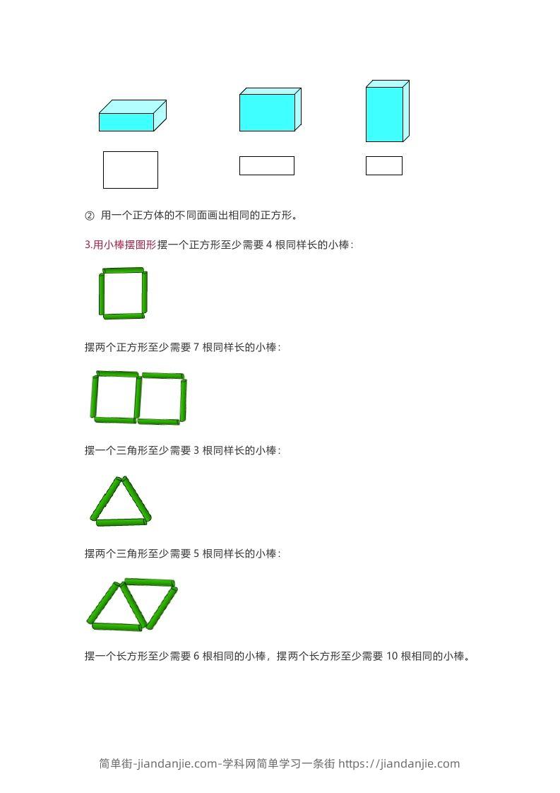 图片[2]-苏教版数学1年级下册数学知识点-简单街-jiandanjie.com