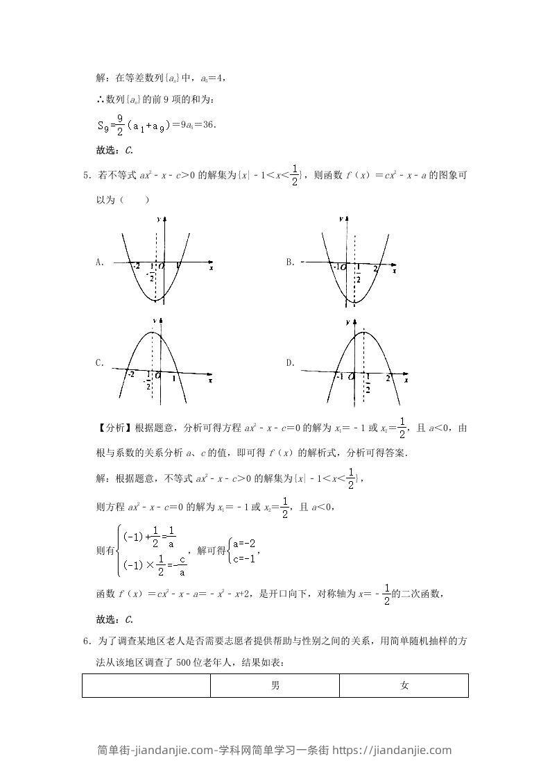 图片[2]-2020-2021年北京市昌平区高二数学下学期期末试题及答案(Word版)-简单街-jiandanjie.com