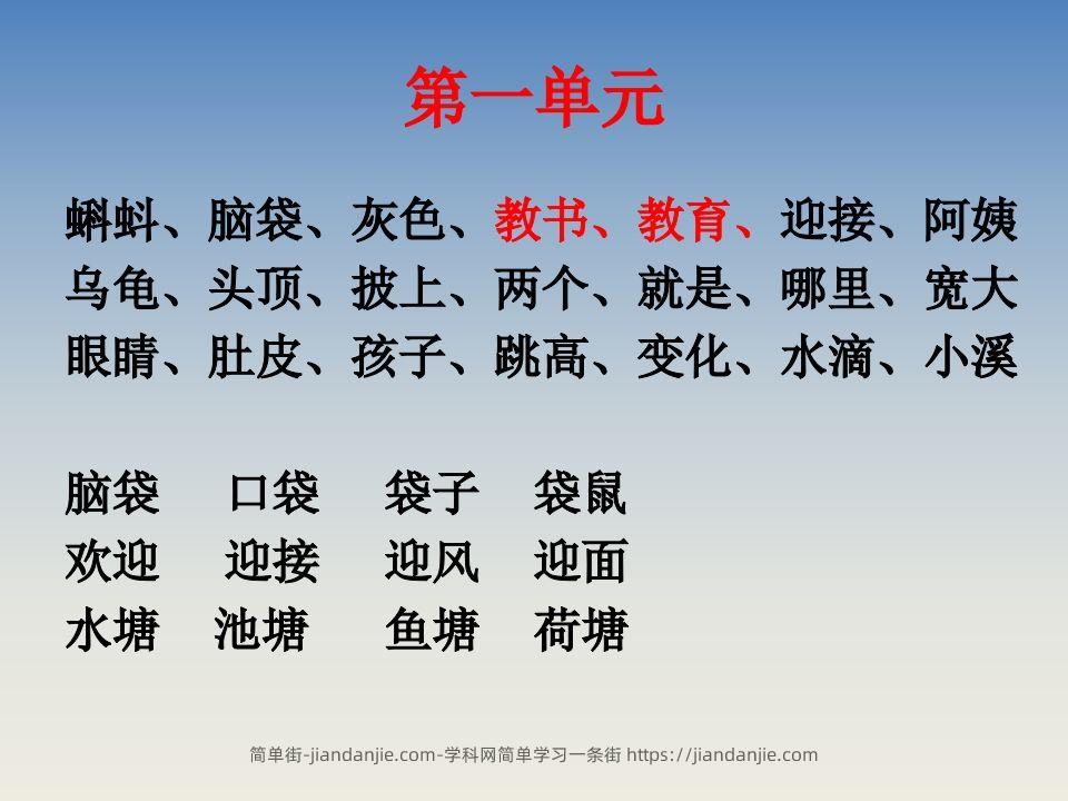 图片[2]-二上语文期末复习重点课件PPT-简单街-jiandanjie.com