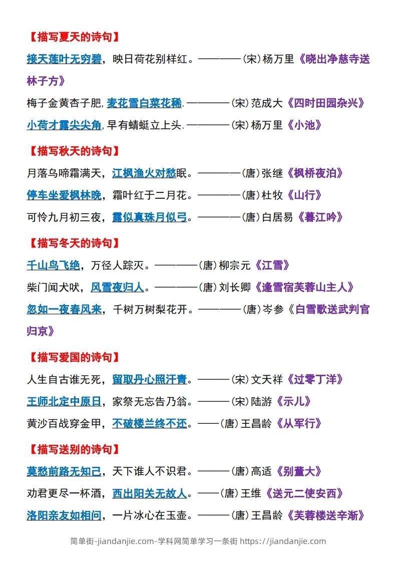 图片[2]-【期末重点必背知识点梳理】五上语文-简单街-jiandanjie.com