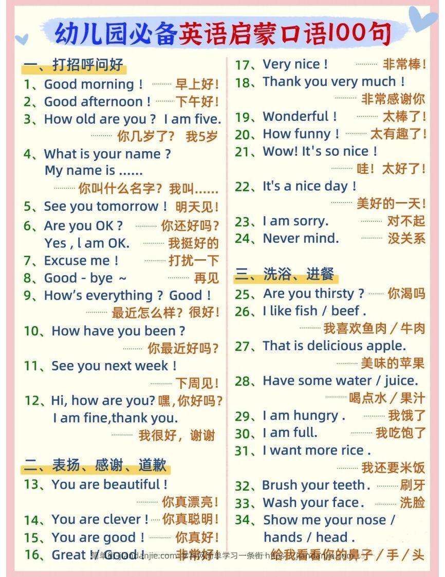 【英语】英语口语100句-简单街-jiandanjie.com