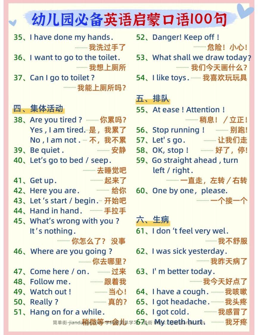 图片[2]-【英语】英语口语100句-简单街-jiandanjie.com