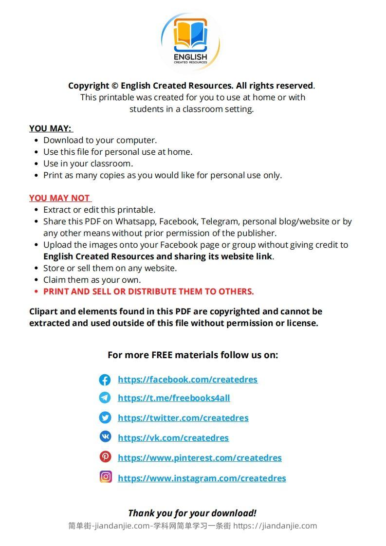 图片[2]-【英语】SpaceColoringBookCopyright2021EnglishCreatedResources-简单街-jiandanjie.com