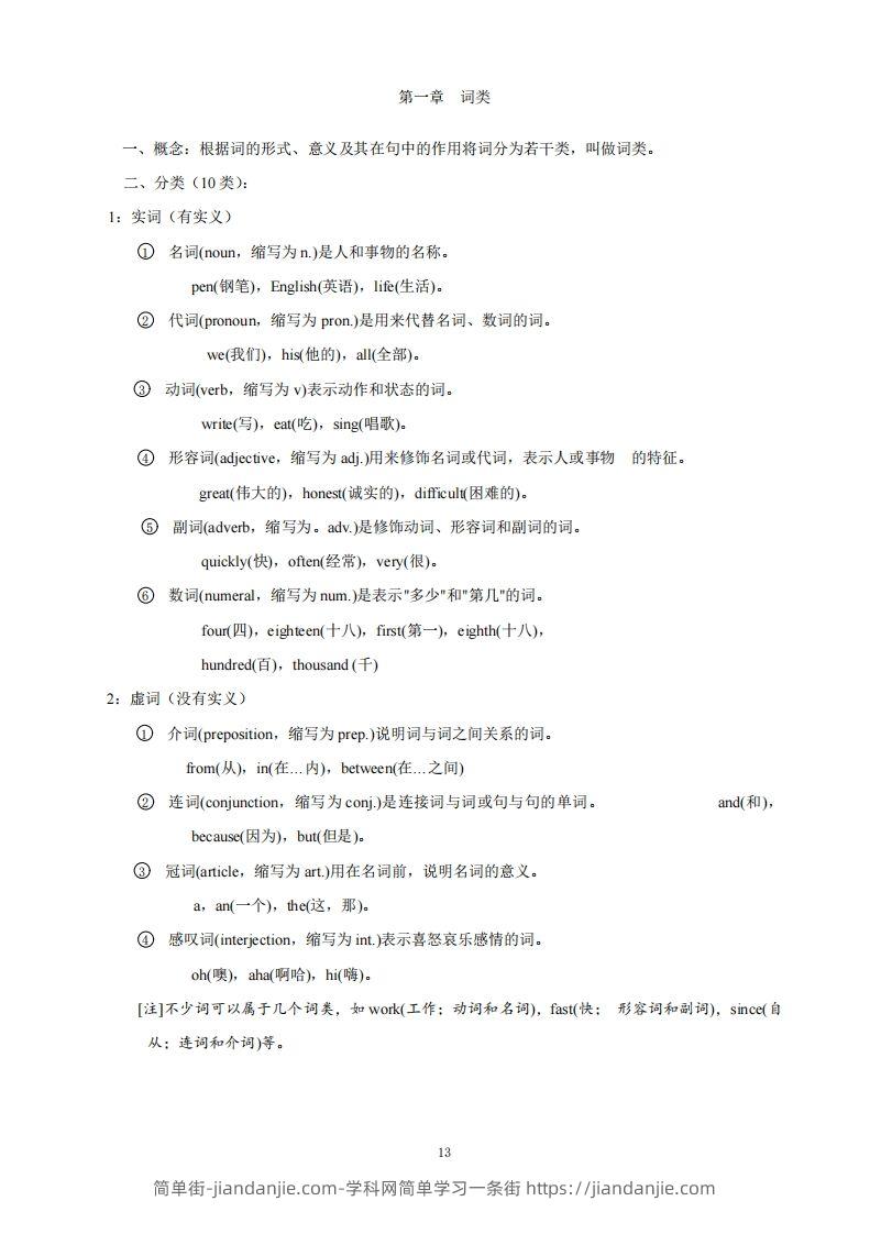 金牌小升初小学语法67页-简单街-jiandanjie.com