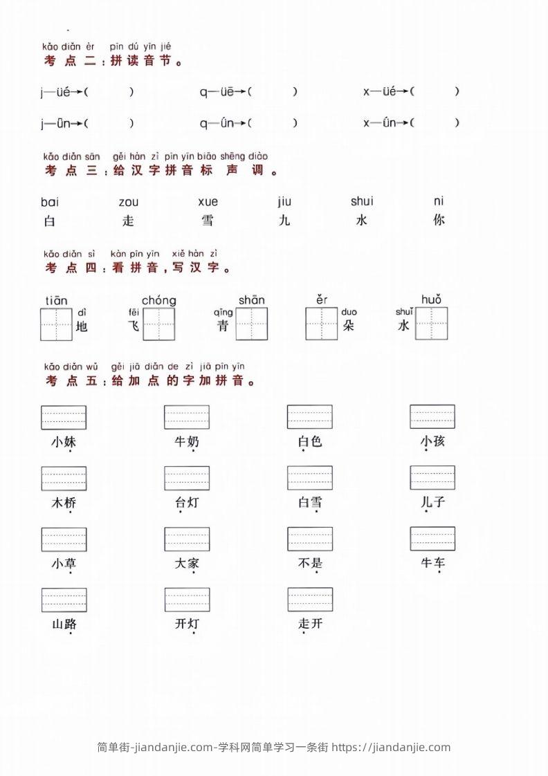 图片[2]-【拼音】汉语拼音考点通关（改版01）-简单街-jiandanjie.com