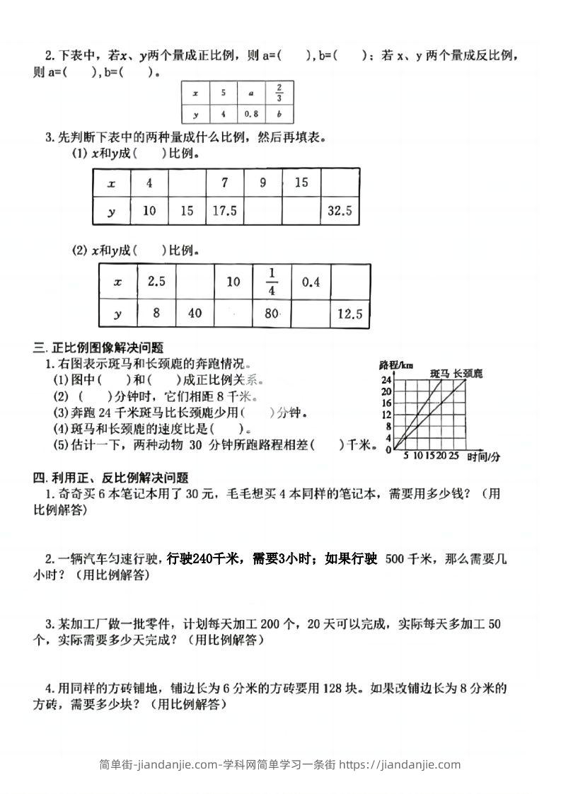 图片[2]-小升初数学必考压轴正反比例-简单街-jiandanjie.com