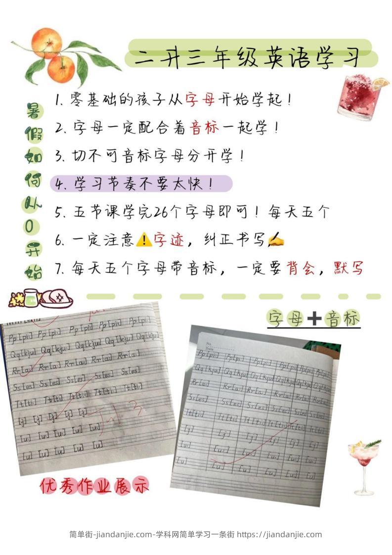 三上英语【音标、音素、自然拼读】-简单街-jiandanjie.com