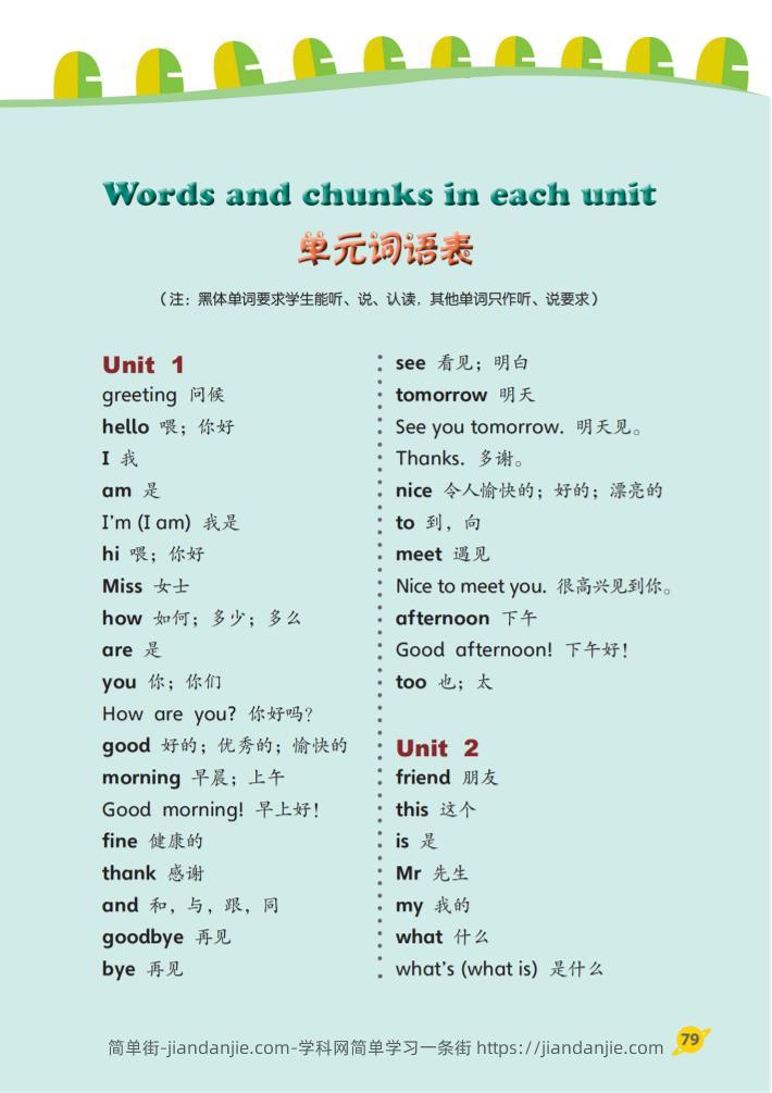 三上英语（鲁科版）单词表-简单街-jiandanjie.com